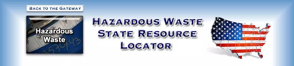 RCRA/Hazardous Waste State Resource Locator